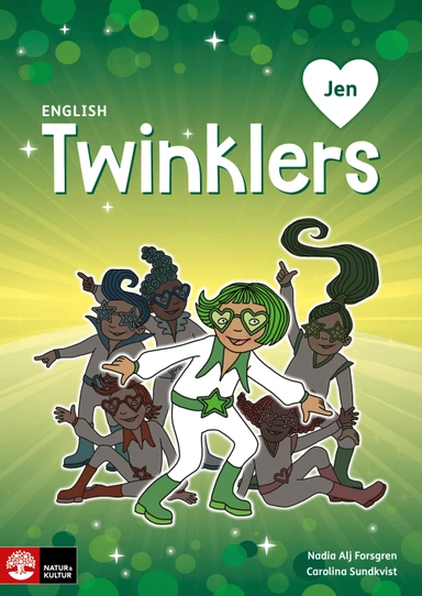 English Twinklers green Jen; Nadia Alj Forsgren, Carolina Sundkvist; 2021