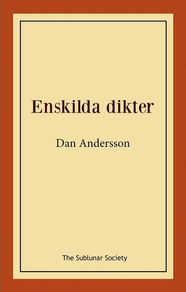 Enskilda dikter