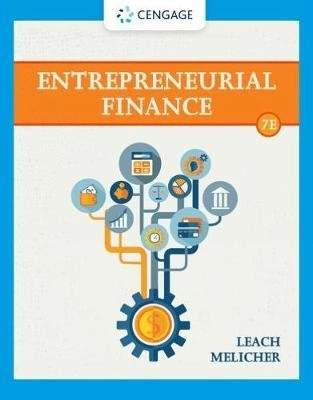 Entrepreneurial Finance; Ronald Melicher; 2020