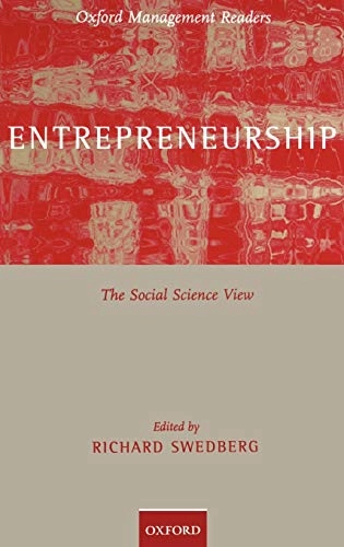Entrepreneurship : the social science view