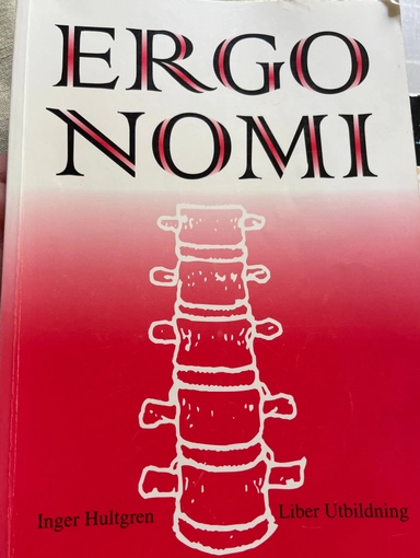 Ergonomi; Inger Hultgren; 1995