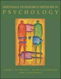 Essential Research Methods of Psychology; Zechmeister, Eugene Zechmeister, John Shaughnessy; 2000