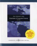 Essentials of corporate finance; Stephen A. Ross; 2008
