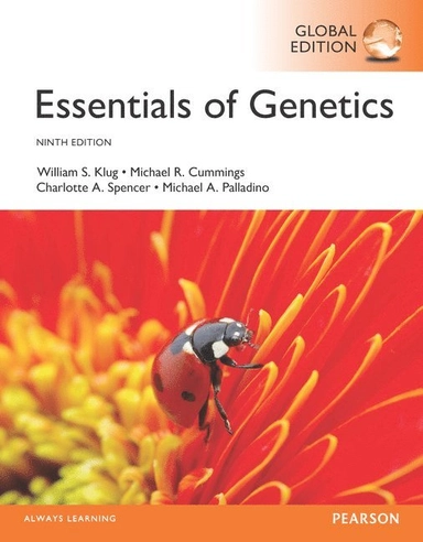 Essentials of genetics; William S. Klug, Michael R. Cummings, Charlotte A. Spencer, Michael Angelo Palladino; 2016