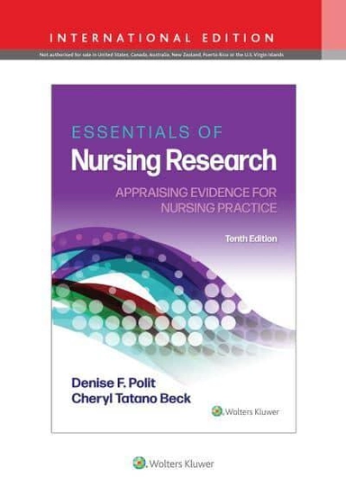 Essentials of nursing research : appraising evidence for nursing practice