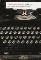 Etüden für eine alte Schreibmaschine : Gedichte; Lars Gustafsson; 2019