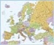Europa politisk 1:5,5 milj papptub; 2003