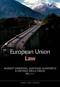 European union law; Margot. Horspool; 2016