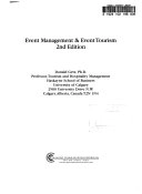 Event Management & Event TourismTourism Dynamics Series