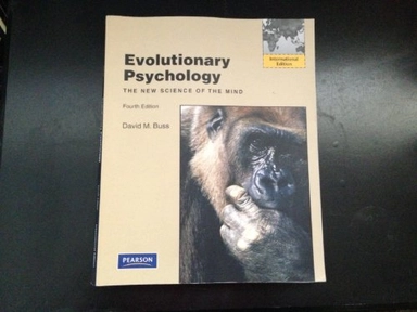 Evolutionary psychology : the new science of the mind