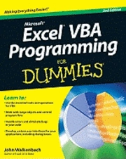 Excel VBA Programming For Dummies; John Walkenbach; 2010