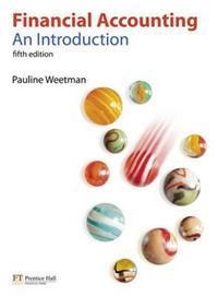 Financial Accounting; Pauline Weetman; 2010