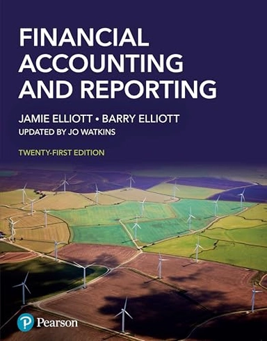 Financial accounting and reporting; Jamie Elliott; 2025