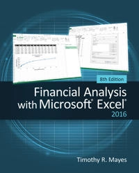 Financial analysis with Microsoft Excel; Timothy R. Mayes; 2018