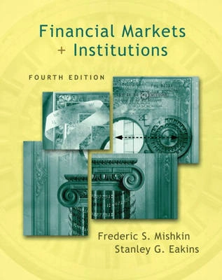 Financial markets + institutions