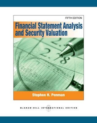 Financial statement analysis and security valuation