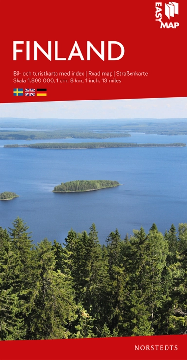 Finland EasyMap : Skala 1:800.000; 2018
