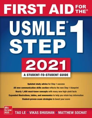 First aid for the USMLE step 1 2021; Tao Le; 2021
