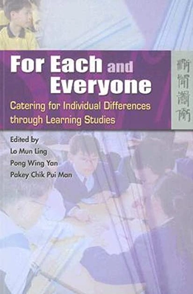 For each and everyone : catering for individual differences through learning studies