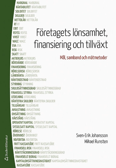 Företagets lönsamhet, finansiering och tillväxt : mål, samband och mätmetoder; Sven-Erik Johansson, Mikael Runsten; 2017