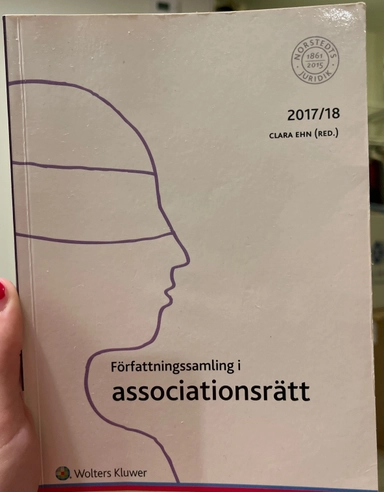 Författningssamling i associationsrätt : 2017/18
