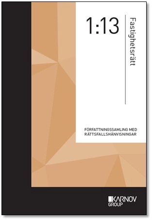 Författningssamling i Fastighetsrätt 1:13