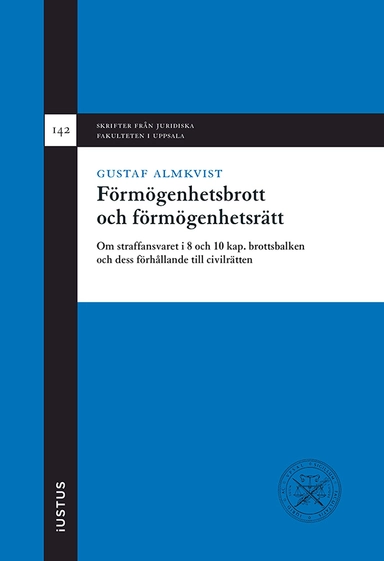 Förmögenhetsbrott och förmögenhetsrätt : om straffansvaret i 8 och 10 kap. brottsbalken och dess förhållande till civilrätten; Gustaf Almkvist; 2024