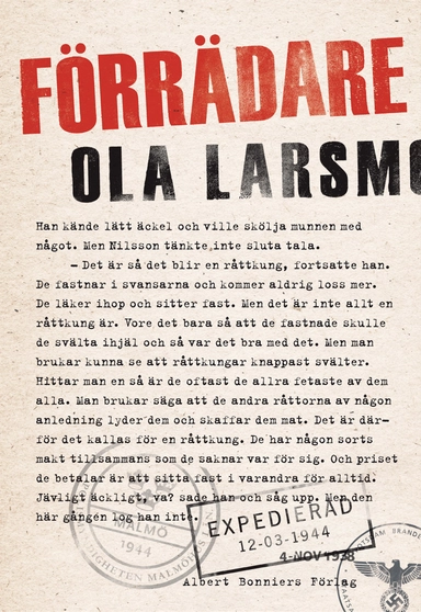 Förrädare; Ola Larsmo; 2012
