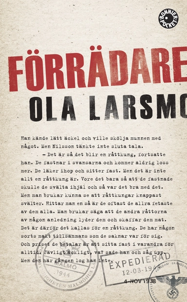 Förrädare; Ola Larsmo; 2014