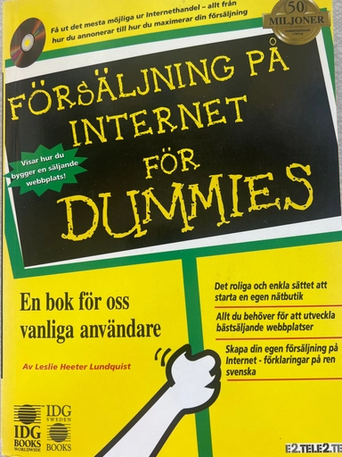 Försäljning på internet för DUMMIES ; Leslie Heeter Lundquist ; 1998