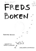 Fredsboken; Bernard Benson; 1981