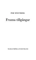 Frusna tillgångar; Per Wästberg; 1990