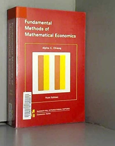 Fundamental methods of mathematical economics