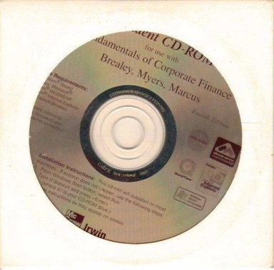 Fundamentals of corporate finance; Richard A. Brealey, Stewart C. Myers, Alan J. Marcus; 2004