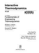 Fundamentals of Engineering Thermodynamics, Interactive Thermo 2.0 w/ User'