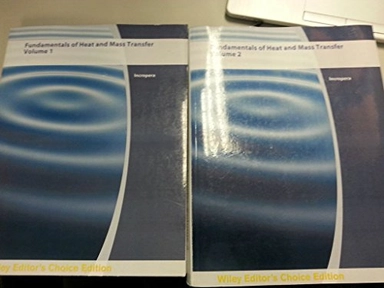 Fundamentals of heat and mass transfer