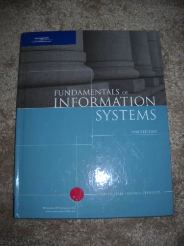 Fundamentals of information systems