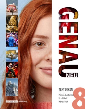 Genau Neu 8 Textboken; Monica Gustafsson, Urs Göbel, Hans Sölch; 2023