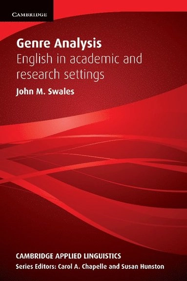 Genre analysis : English in academic and research settings