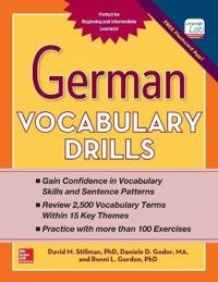 German Vocabulary Drills; David Stillman, Daniele Godor, Ronni Gordon, David M Stillman, Daniele D Godor; 2015