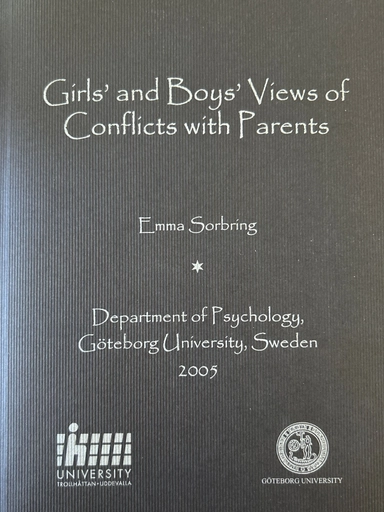 Girls' and boys' views of conflicts with parents