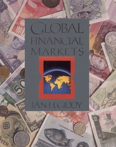 Global financial markets; Ian H. Giddy; 1994