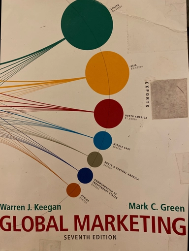 Global Marketing; Warren J Keegan; 2012