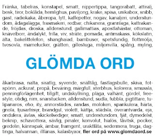 Glömda ord