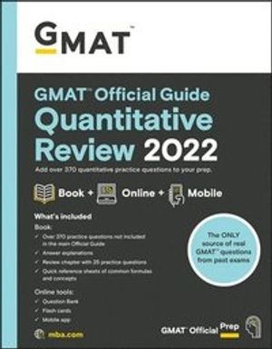 GMAT Official Guide Quantitative Review 2022; Gmac; 2021
