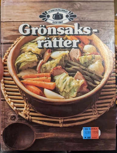 Grönsaksrätter; Eva Hovberg; 1981