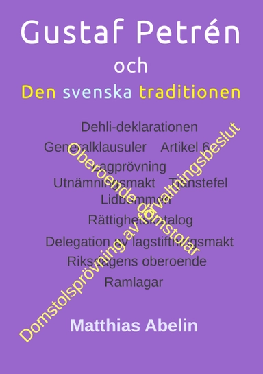 Gustaf Petrén och den svenska traditionen