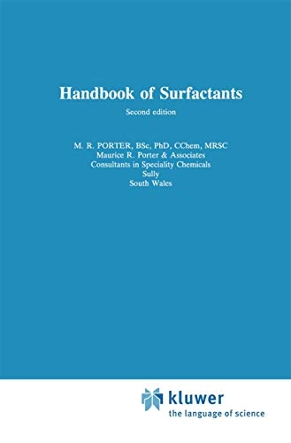 Handbook of surfactants; M. R. Porter; 1994