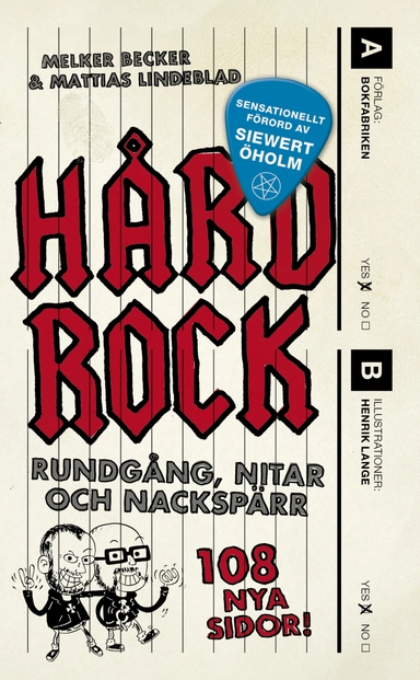 Hårdrock : rundgång, nitar och nackspärr; Melker Becker, Mattias Lindeblad; 2014