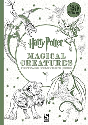 Harry Potter Magical Creatures Postcard Colouring Book; 2016